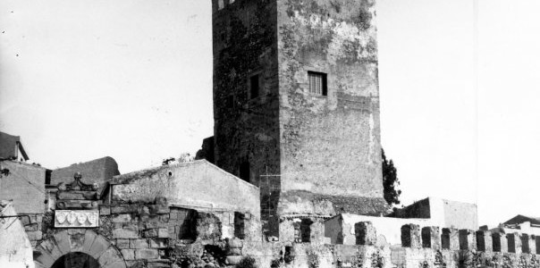 Castello di Brolo veduta d epoca fortificazioni costiere